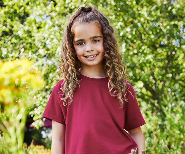 Fruit of the Loom Lot de 5 t-shirts pour garçon 61-019-0, Rouge, 3
